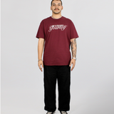 "DBTH" WINE OVERSIZED TEE