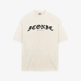 "ICONIC" BOXY TEE [OFF-WHITE]